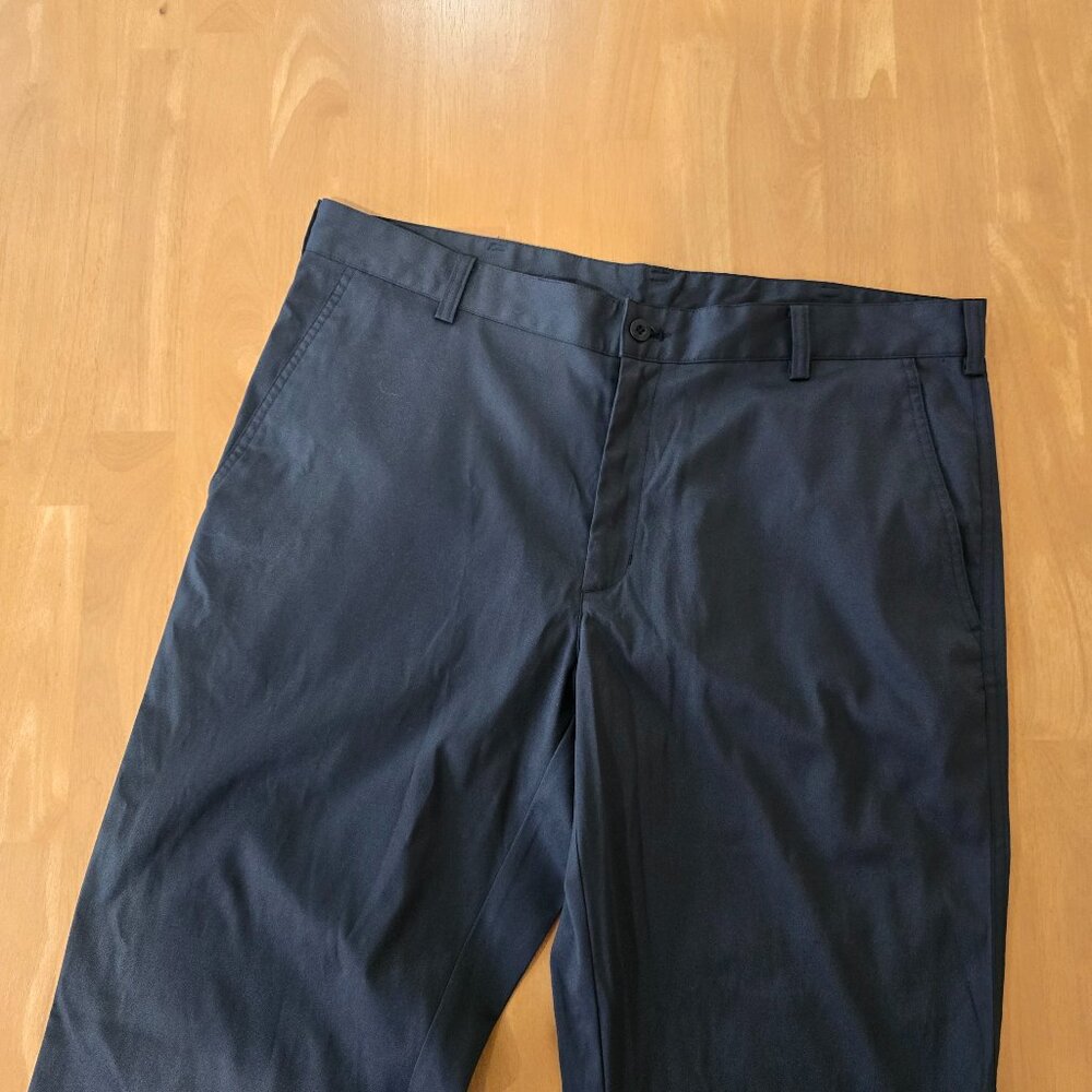 Nike Golf Men's Dri-Fit Pants Flat Front Straight Leg Black Size 36x32